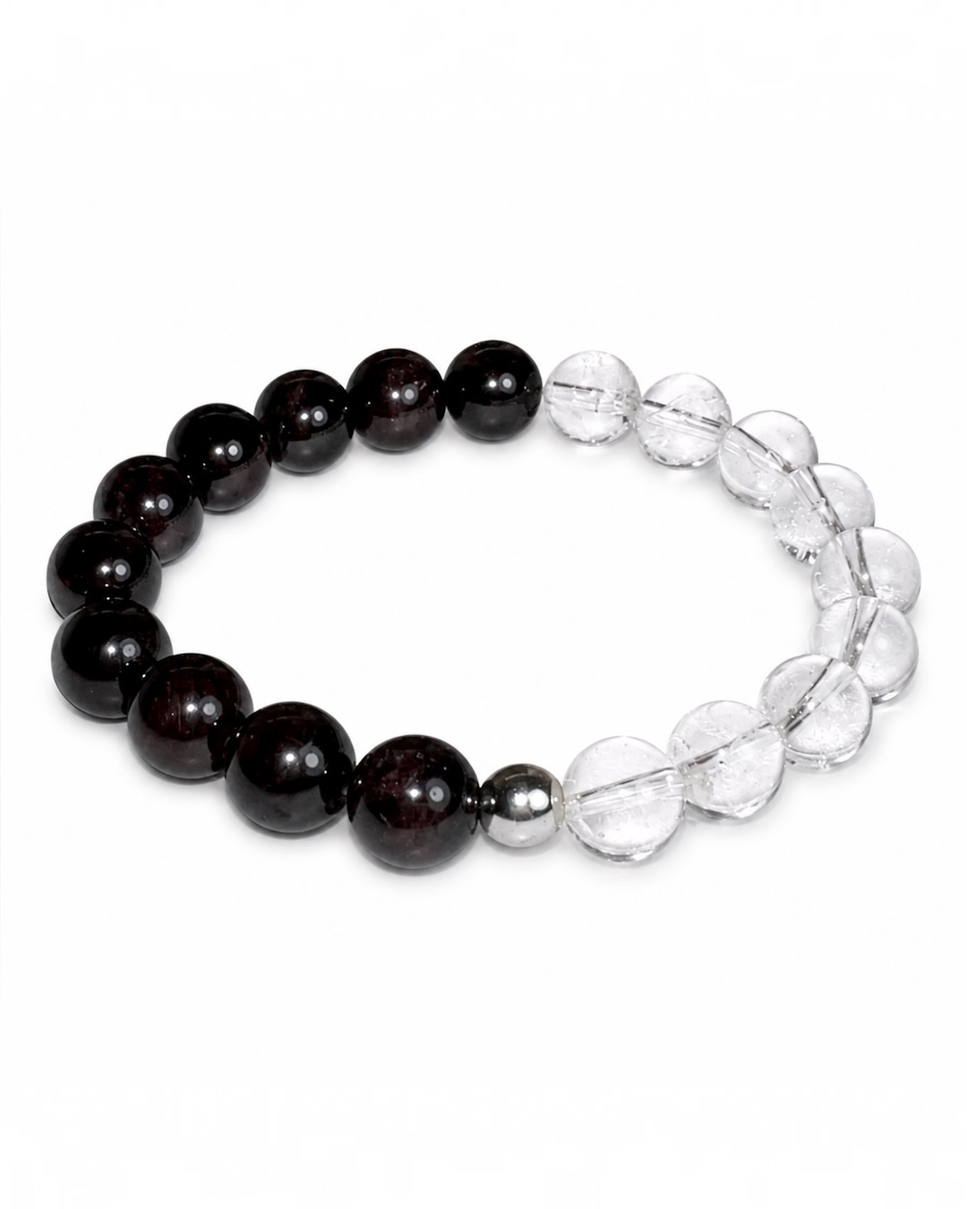 دستبند زنانه گارنت کوارتز حدید(Cherry)